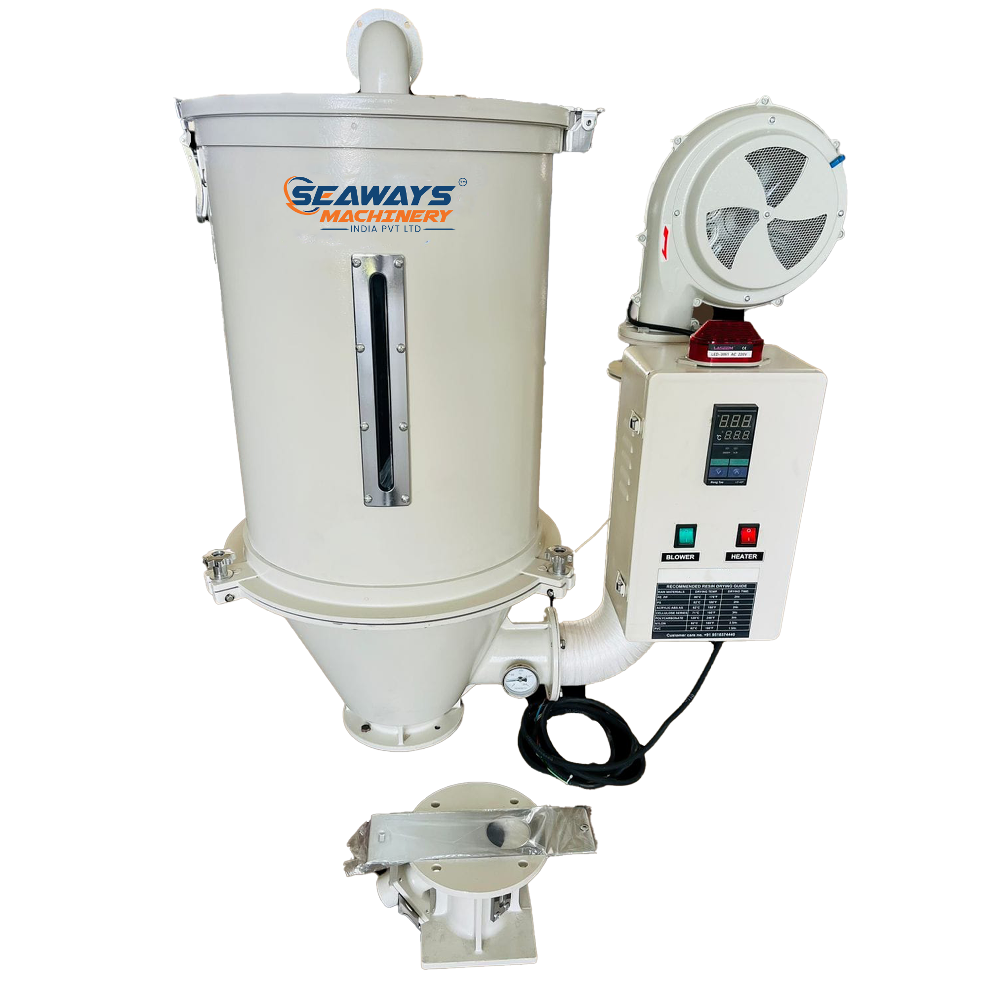 Non Insulated Hopper Dryer