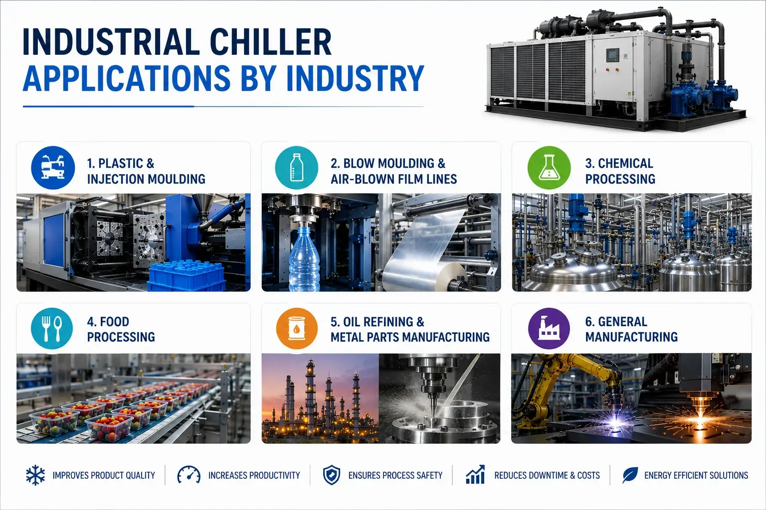 Industrial Chiller Applications by Industry