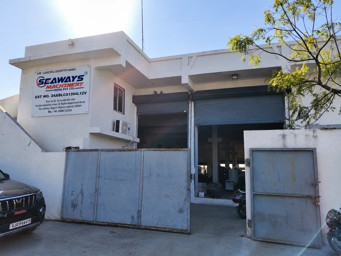 Seaways Machinery Factory Front With Logo